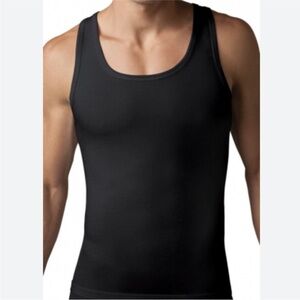 SPANX Men’s Black Ultra Sculpt Sculpting Tank Top Size Extra Large
